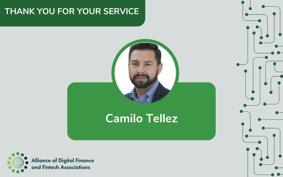 Thank you for your Service to AllianceDFA Camilo Tellez