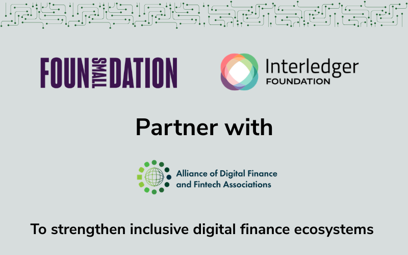 AllianceDFA Partners with the Interledger Foundation and Small Foundation